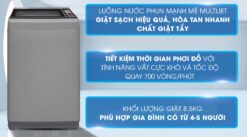 tinh nang May Giat Aqua AQW S85FT 8.5 Kg long dung