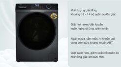 tinh nang May giat AQUA AQD D902G.BK 9kg Inverter
