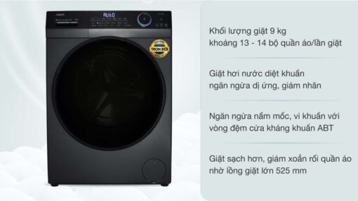 tinh nang May giat AQUA AQD D902G.BK 9kg Inverter