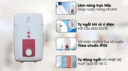 tinh nang May nuoc nong truc tiep ELECTROLUX EWE451GX DWR