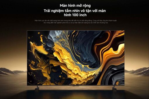 1 Man hinh vo cuc 100 inch – Trai nghiem sieu thuc Tivi XIAOMI MAX 85 100 inch 2025