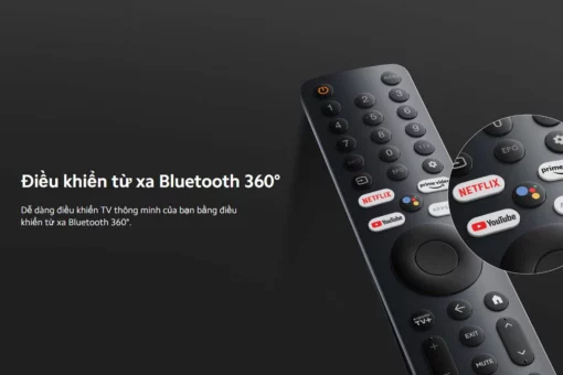 10 Dieu khien bang giong noi Bluetooth 360 do tivi xiaomi a pro 43 50 55 65 75 inch 2025