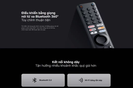 10 dieu khien bang giong noi tu xa bluetooth 360 tivi xiaomi a 2026 32 43 50 55 65 75 inch