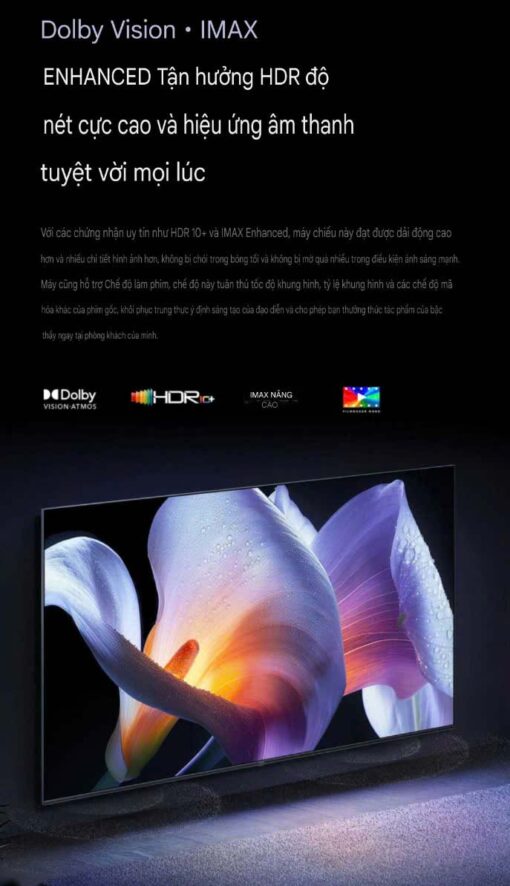 14 Dolby Vision IMAX Enhanced Hinh anh va am thanh dinh cao tivi xiaomi S Pro 65 75 85 100 inch 2025
