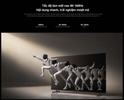 3 Toc do lam moi cao 4K 144Hz Tivi XIAOMI MAX 85 100 inch 2025