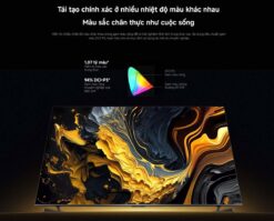 4 Mau sac chan thuc chuan DCI P3 Tivi XIAOMI MAX 85 100 inch 2025