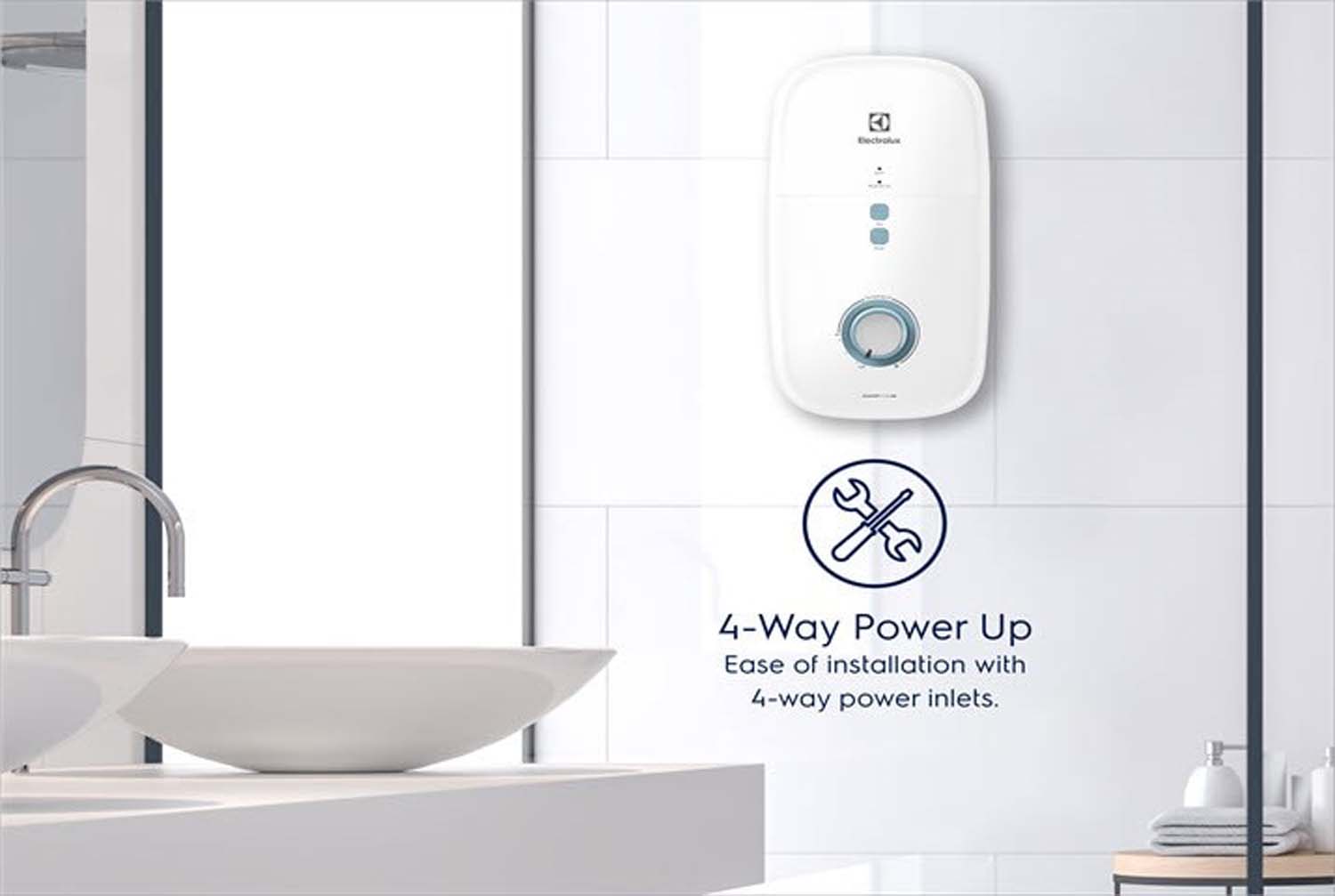 Máy nước nóng trực tiếp ELECTROLUX EWE451KB-DWG2 ComfortFlow 500 5 Lap dat de dang May nuoc nong truc tiep ELECTROLUX EWE451KB DWG2 ComfortFlow 500 2