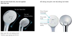 TAY SEN Voi sen cay INAX BFV 655T SPA nhiet do 3