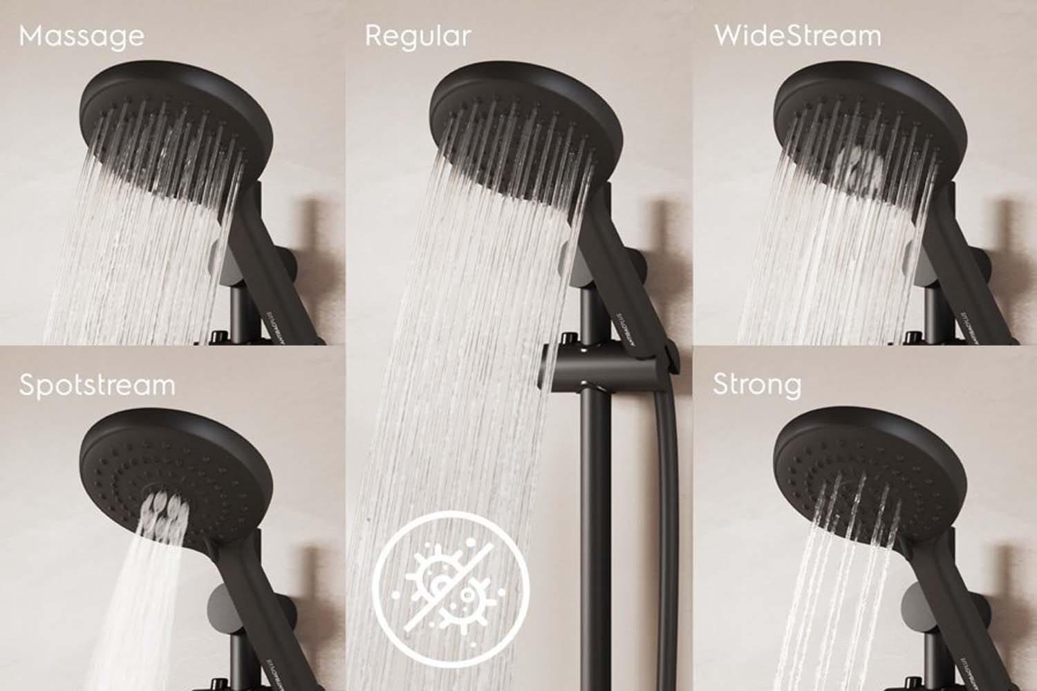 Máy nước nóng trực tiếp ELECTROLUX EWE451RB-G6 UltimateHome 700 6 Voi sen khang khuan AntibacPlus 1