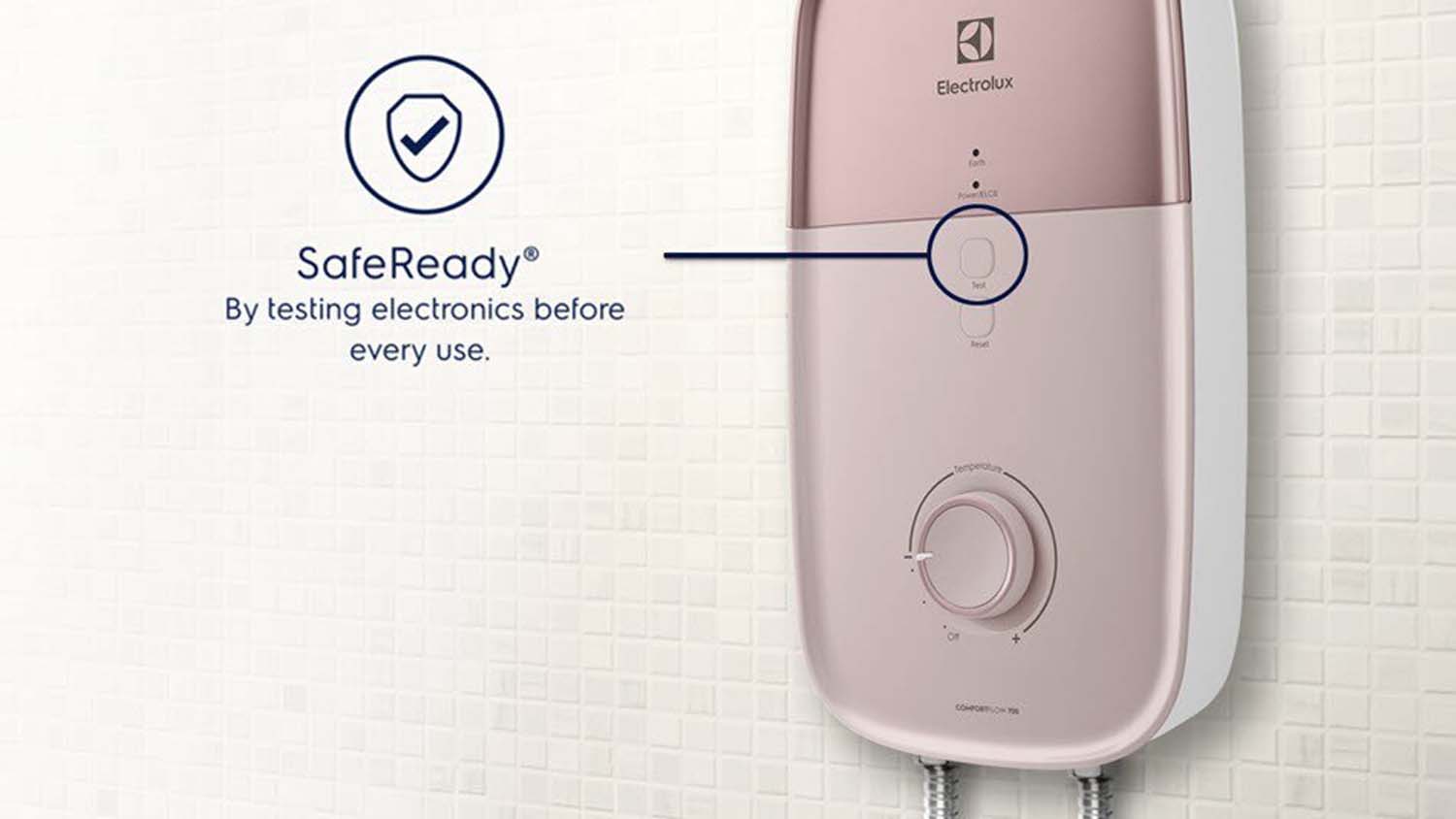 Máy nước nóng trực tiếp ELECTROLUX EWE451LB-DPX2 ComfortFlow 700 3 Yen tam khi su dung May nuoc nong truc tiep ELECTROLUX EWE451LB DPX2 ComfortFlow 700 2