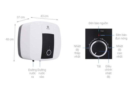thong so ky thuat Binh nong lanh ELECTROLUX EWS302DX DWM 30L vuong