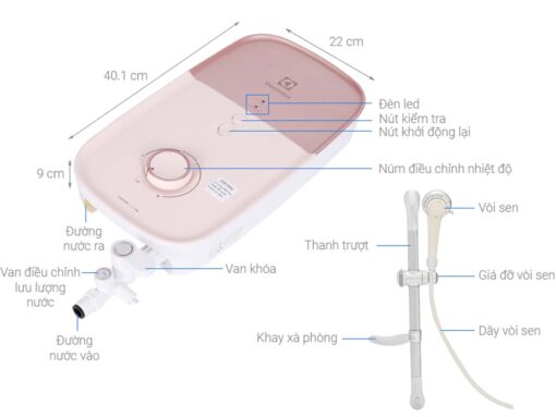 thong so ky thuat May nuoc nong truc tiep ELECTROLUX EWE451LB DPX2