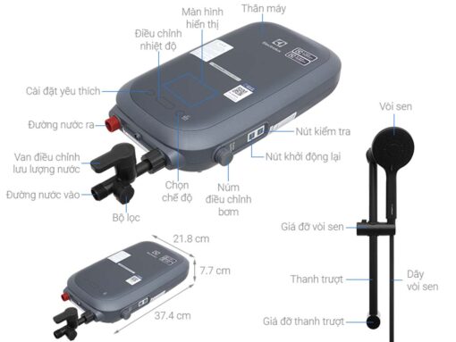 thong so ky thuat May nuoc nong truc tiep ELECTROLUX EWE451SB G6