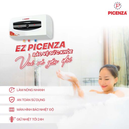tinh nang Binh nong lanh PICENZA N30EZ 30L ngang 2