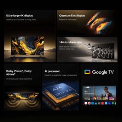 tinh nang Tivi XIAOMI MAX 85 100 inch 2025
