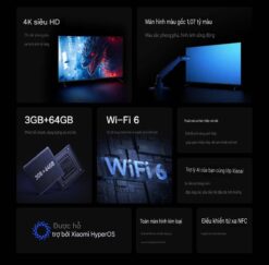 tinh nang tivi xiaomi redmi a pro 43 50 55 65 70 75 inch 2025
