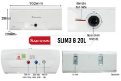 Thong so ky thuat Binh nong lanh ARISTON SLIM3 20 B 20L AG lit