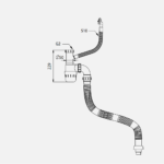 Xi phông chậu rửa bát KLUGER KSP-301 - Ảnh 2