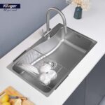 Chậu rửa bát inox KLUGER KF8131FS dòng K300 1 hố - Ảnh 6