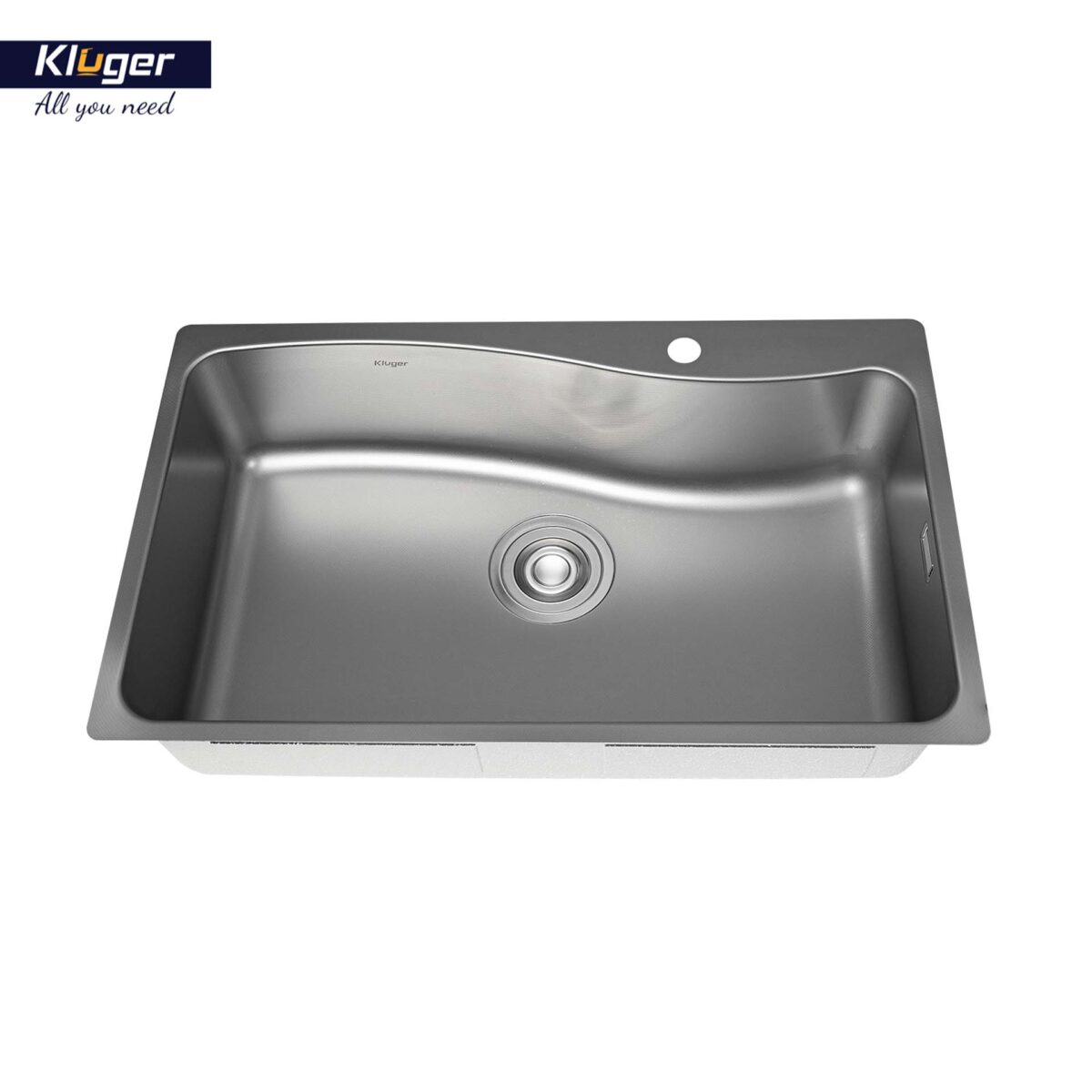 Chậu rửa bát inox KLUGER KF8131FS dòng K300 1 hố - Ảnh 9