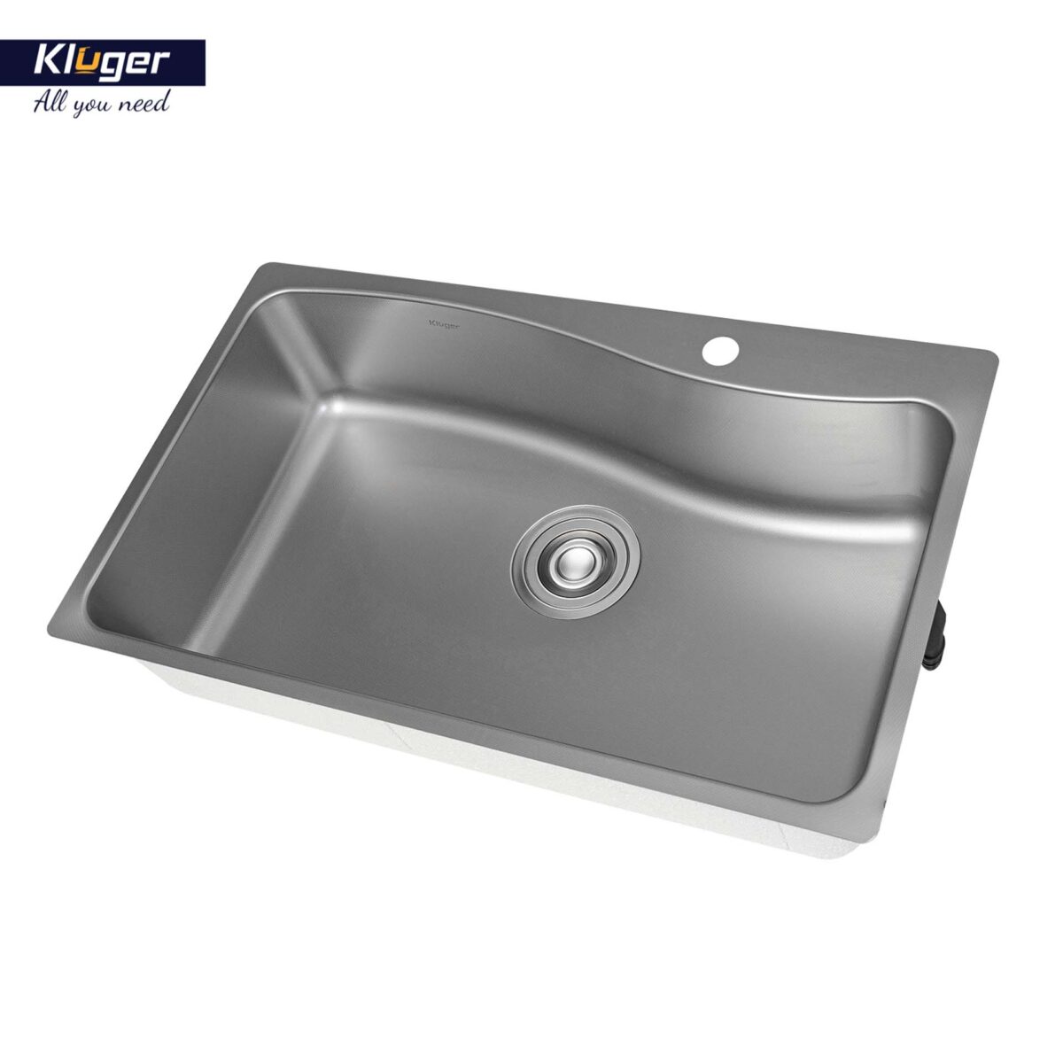 Chậu rửa bát inox KLUGER KF8131FS dòng K300 1 hố - Ảnh 10