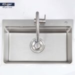 Chậu rửa bát inox KLUGER KF7850FS Basic dòng MOD 1 hố - Ảnh 3