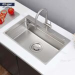 Chậu rửa bát inox KLUGER KF7850FS Basic dòng MOD 1 hố - Ảnh 5