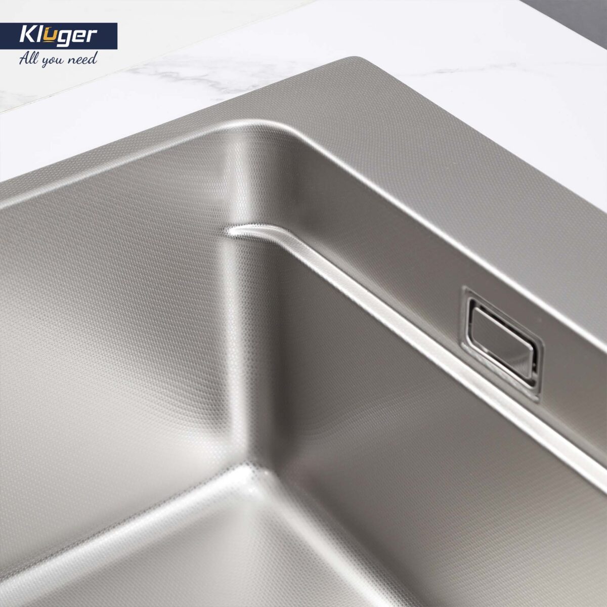 Chậu rửa bát inox KLUGER KF7850FS Basic dòng MOD 1 hố - Ảnh 7