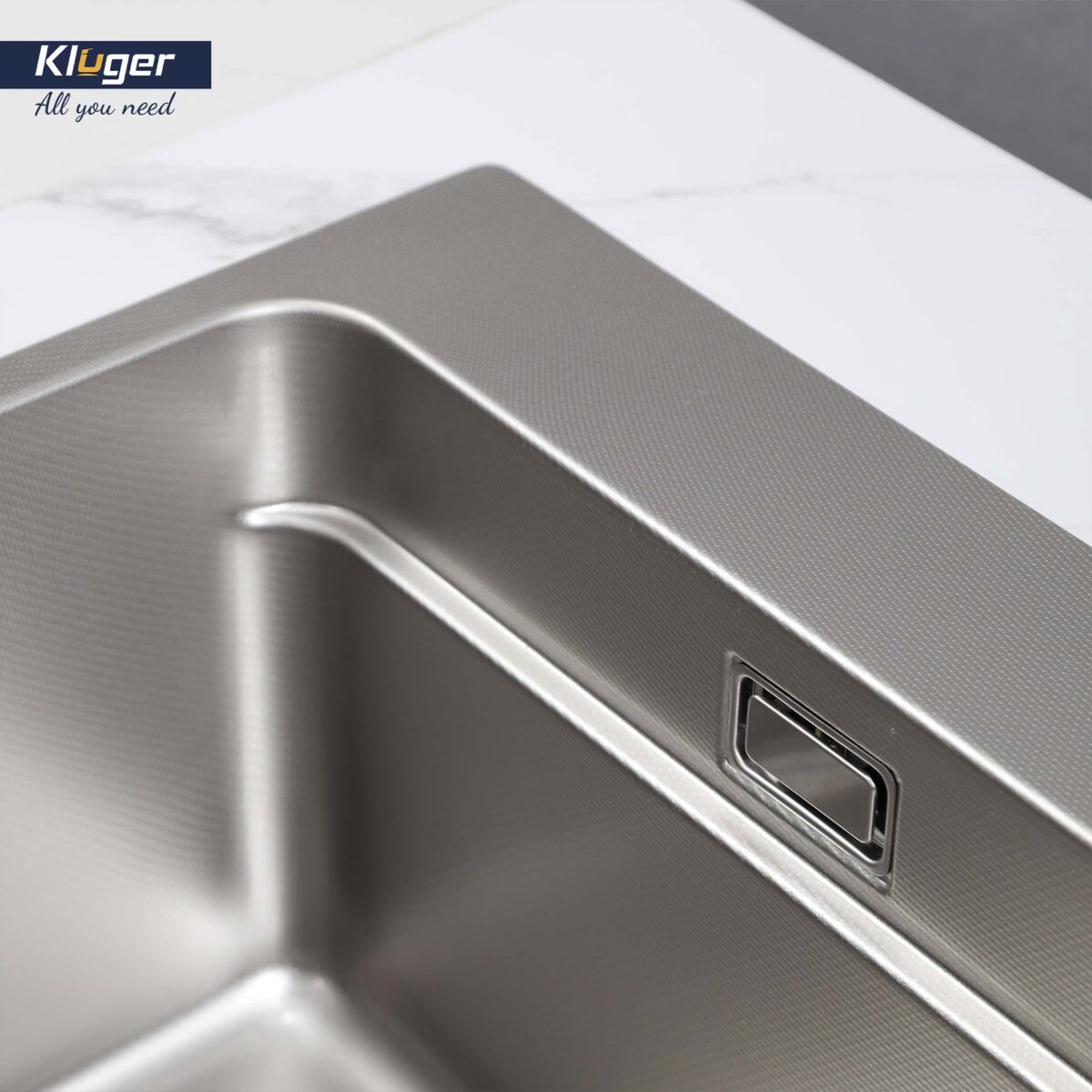 Chậu rửa bát inox KLUGER KF7850FS Basic dòng MOD 1 hố - Ảnh 9