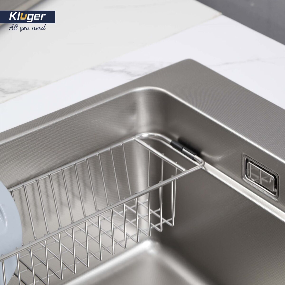 Chậu rửa bát inox KLUGER KF7850FS Basic dòng MOD 1 hố - Ảnh 10