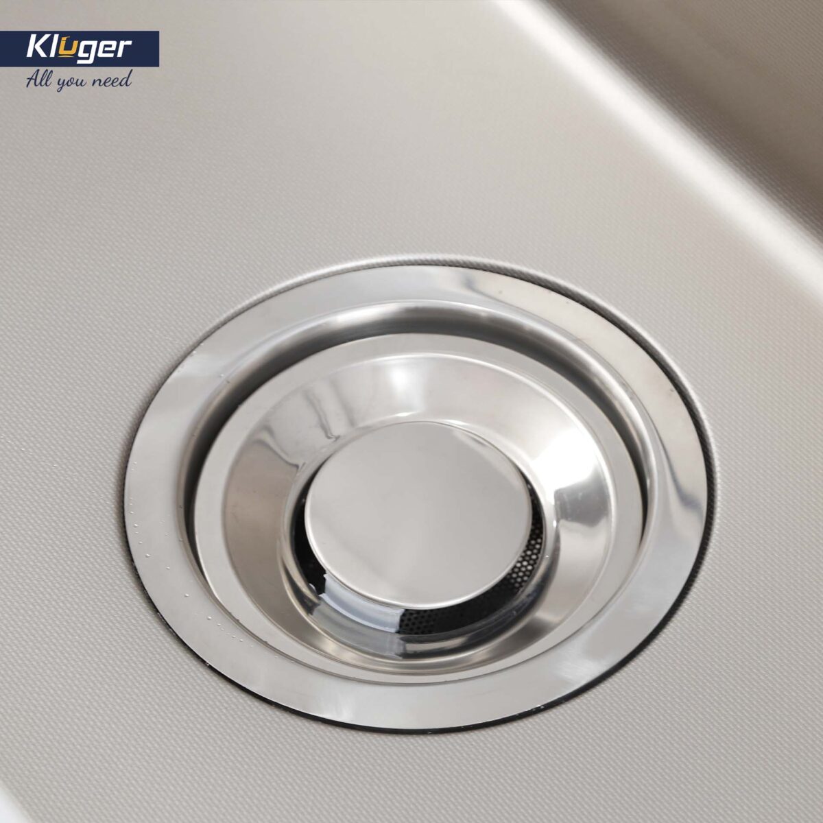 Chậu rửa bát inox KLUGER KF7850FS Basic dòng MOD 1 hố - Ảnh 11
