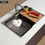 Chậu rửa bát inox KLUGER KF8121B dòng K200 1 hố - Ảnh 2
