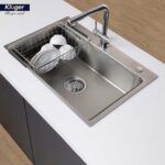Chậu rửa bát inox KLUGER KF8121B dòng K200 1 hố - Ảnh 7