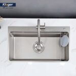 Chậu rửa bát inox KLUGER KF8850FS Basic dòng MOD 1 hố - Ảnh 3