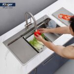 Chậu rửa bát inox KLUGER KF8850FS Plus dòng MOD 1 hố - Ảnh 8