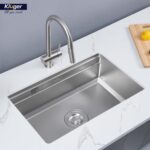 Chậu rửa bát inox KLUGER KG7044FS Basic dòng K600 1 hố - Ảnh 5