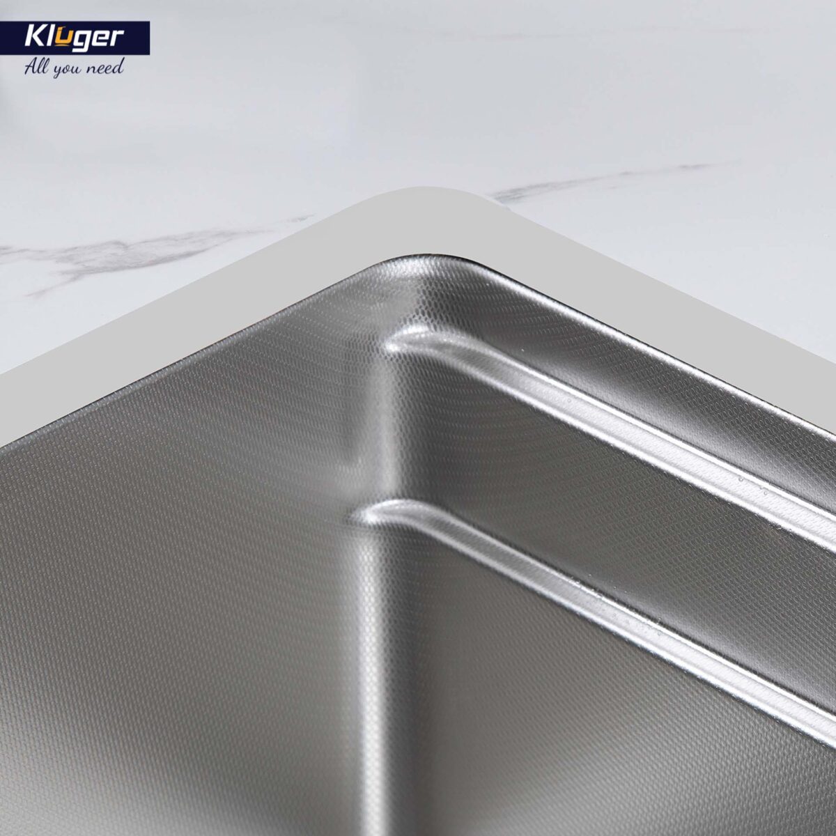 Chậu rửa bát inox KLUGER KG7044FS Basic dòng K600 1 hố - Ảnh 7