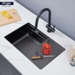 Chậu rửa bát inox KLUGER KG7644FB Basic dòng K600 1 hố - Ảnh 4