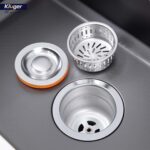 Chậu rửa bát inox KLUGER KG7644FB Basic dòng K600 1 hố - Ảnh 5