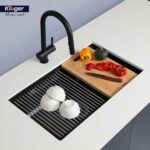 Chậu rửa bát inox KLUGER KG7644FB Plus dòng K600 1 hố - Ảnh 5