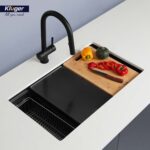 Chậu rửa bát inox KLUGER KG7644FB Plus dòng K600 1 hố - Ảnh 8