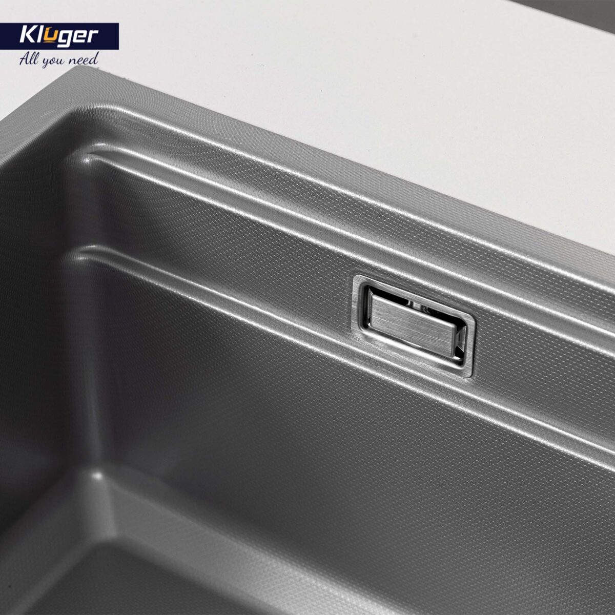 Chậu rửa bát inox KLUGER KG7644FS Basic dòng K600 1 hố - Ảnh 7