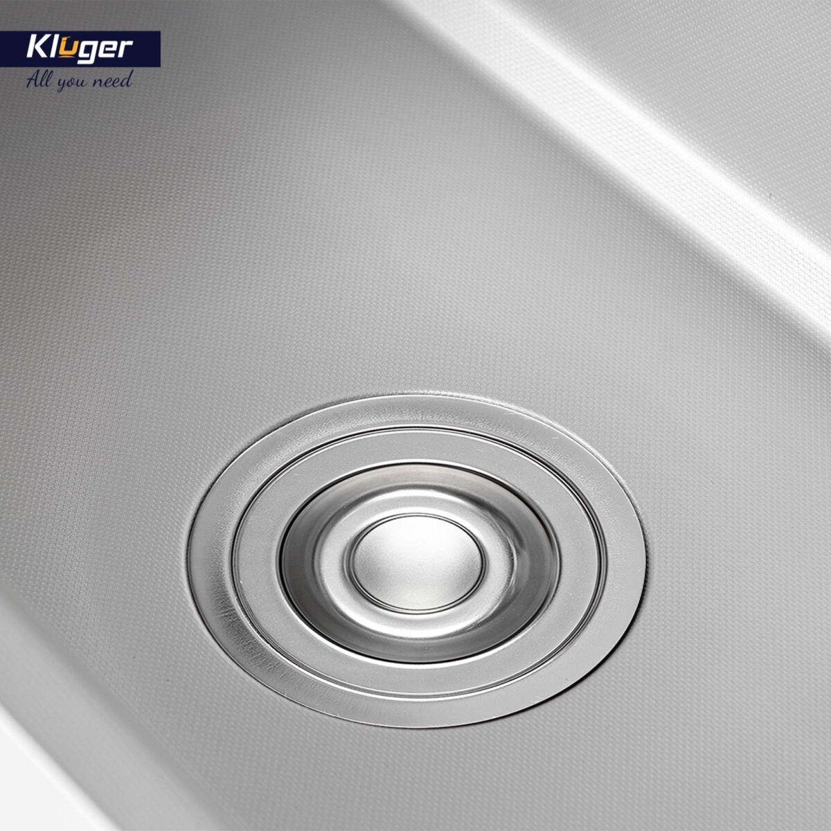 Chậu rửa bát inox KLUGER KG7644FS Plus dòng K600 1 hố - Ảnh 9