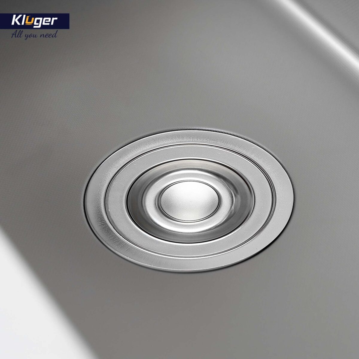 Chậu rửa bát inox KLUGER KG8644FS Basic dòng K600 1 hố - Ảnh 9