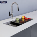Chậu rửa bát inox KLUGER KG8644FS Plus dòng K600 1 hố - Ảnh 4