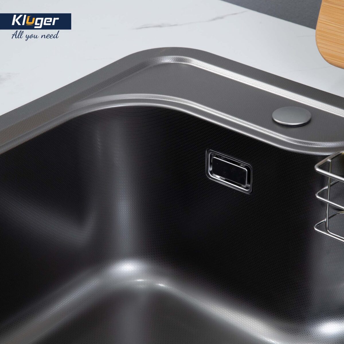 Chậu rửa bát inox KLUGER KT8050FB Basic dòng TAKI 1 hố - Ảnh 4