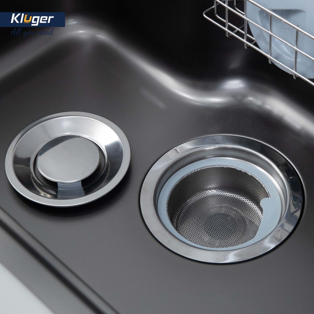 Chậu rửa bát inox KLUGER KT8050FB Basic dòng TAKI 1 hố - Ảnh 8