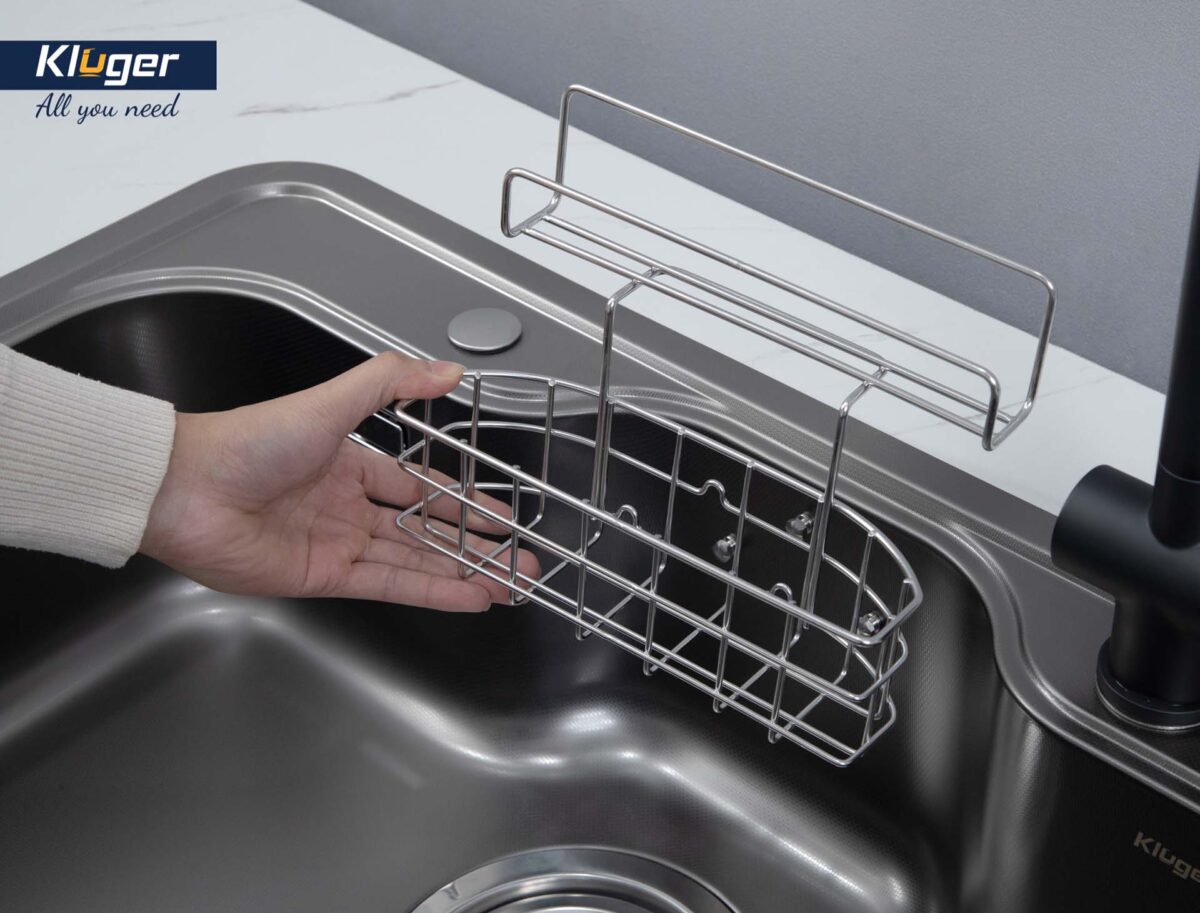 Chậu rửa bát inox KLUGER KT8050FB Plus dòng TAKI 1 hố - Ảnh 12