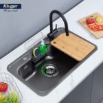 Chậu rửa bát inox KLUGER KT8050FB Plus dòng TAKI 1 hố - Ảnh 5