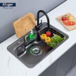Chậu rửa bát inox KLUGER KT8050FB Plus dòng TAKI 1 hố - Ảnh 6